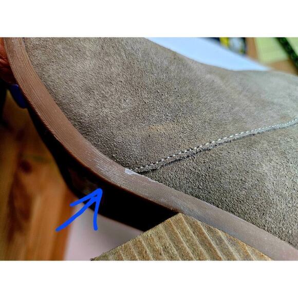 Lucky Brand‎ 8.5B Chunky platform suede Camo Green Ankle Boots. Fall. Stylish. - Picture 8 of 12